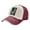 Dark Red, variant on Men Women St. Patrick'S Day Irish America Flag Baseball Cap Golf Dad Hat Adjustable Low Profile Cotton Hat