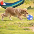 thumbnail image 3 of Interactive Dog Toys Soccer BallPlush Squeaky Dog Toys BallDog Puzzle Toys Football Indoor Outdoor Jolly Ball for Dogs, Dog Balls 7.1in/18cm, 3 of 5