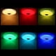 thumbnail image 4 of Lámpara de techo LED regulable con control por aplicación, altavoz Bluetooth y mando a distancia, 220 V, luz de techo LED que cambia de color 2800-6500 K, para dormitorio infantil, luz de techo con mú, 4 of 9