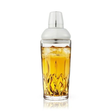 Viski Admiral Crystal Cocktail Shaker  Drink Shaker  Bar Shaker  25 oz