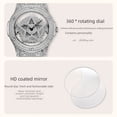 thumbnail image 2 of Reloj minimalista, reloj de cuarzo con temperamento de mango de cinco estrellas de nicho, reloj de mujer resistente al agua y de moda, 2 of 3