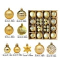 thumbnail image 2 of 42pcs Christmas Ball Ornaments 2.3 Inch Plastic Ball Decorations For DIY Crafts And Painted Designed Boxes Pendant, 2 of 2