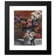 thumbnail image 2 of Lovis Corinth 20x24 Black Modern Framed Museum Art Print Titled - Roses, Tulips and Lilac (1916), 2 of 5