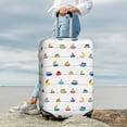 thumbnail image 3 of Lsque Color Ships Printed Luggage Cover, Travel Luggage Protector,Scratch and Dirt Resistant, Fits 18-32 Inch Luggage - Medium, 3 of 9