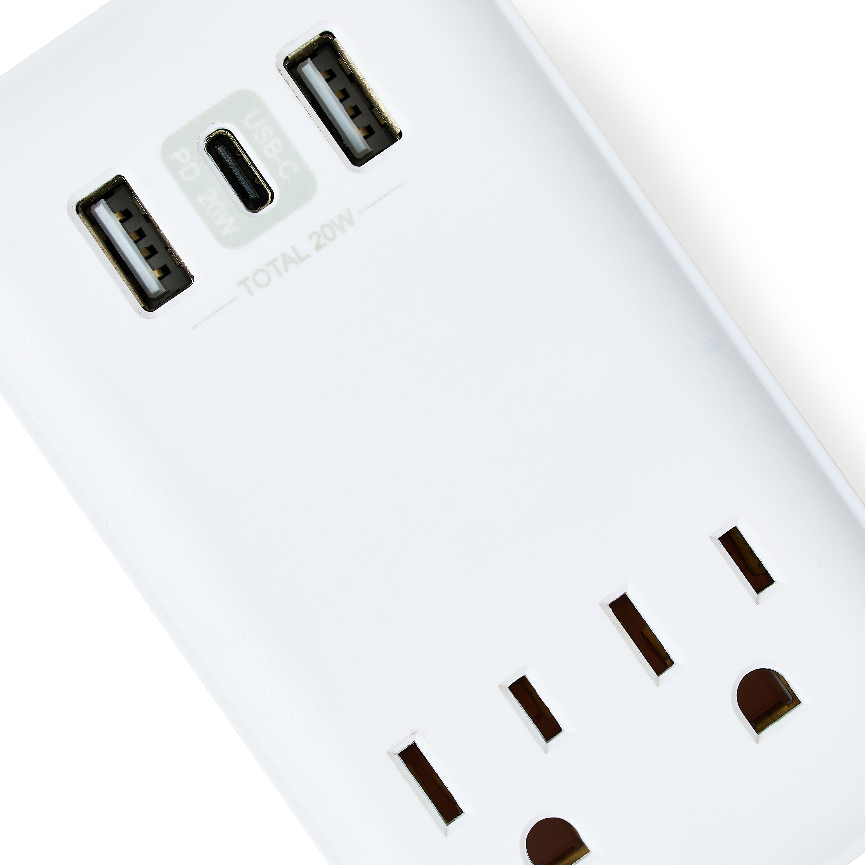 Hyper Tough 2-Outlet Surge Protector with 2 USB Ports photo 5