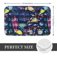 thumbnail image 2 of Sikiie Sea Inhabitans and Herb Print Flannel Anti-slip Floor Mat 16x24in, Thickened Dustproof Entrance Door Mat Floor Mat for Kitchen, Bathroom, Laundry Room, 2 of 7