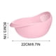 thumbnail image 4 of Juego de colador, escurridor y cesta para alimentos con asa de plástico. Ideal para lavar, limpiar y guardar alimentos. Apto para lavavajillas. Plegable y portátil. Diseño de 2 niveles., 4 of 9