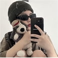 thumbnail image 3 of YooGuoGuo Y2k Beanies Goth Knitted Hats for Men Women Alt Emo Accessories Grunge Clothes Winter Warm Hat, 3 of 6