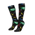 thumbnail image 2 of Vsdgher Gamepads Print Thigh High Socks Extra Long Stretchy Sock Women Over Knee High Opaque Stocking Daily Wear, 2 of 5