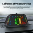 thumbnail image 3 of LC-dolida GPS Speedometer, Universal Car Head Up Display with 360° Adjustable Mount & LED Large Screen, Overspeed Alarm Compass & Auto Brightness, 7 RGB Modes & Real-Time MPH/KMH for All Vehicles, 3 of 9