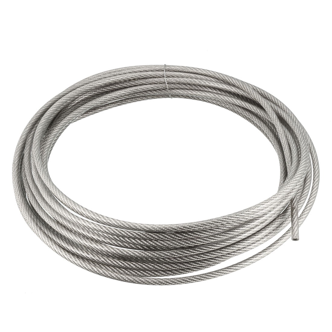 gym wire cable Washing lines Clear 4-6mm PVC Galvanised Wire Rope Cable 