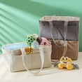 thumbnail image 5 of Baby Diaper Caddy Organizer, Baby Basket Shower Gift, Portable Changing Table Basket, Postpartum Caddy & Tote Bag Pouch, Newborn Nursery Essentials Registry, Car Diaper Organizer, Khaki, 5 of 9