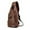 Khaki, variant on Potrochi Mens Sling Bag, Leather Sling Bag Waterproof Shoulder Chest Crossbody Bag Casual Daypack for Men Hiking Daypack Multipurpose Cross Body Chest Bag Waterproof Unisex Shoulder Bag
