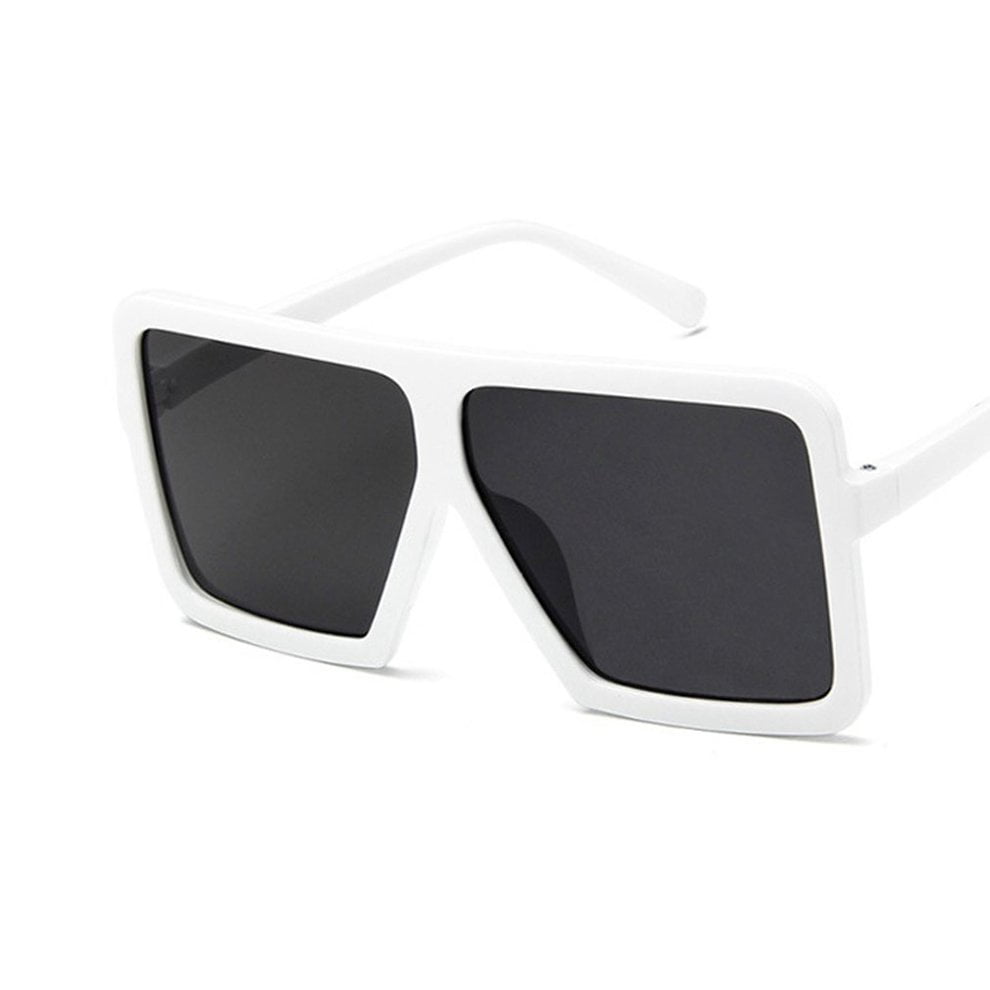 Fashion Big Square Shape Women Men Sunglasses UV400 Eyewear Sunglasses Hip Hop All-Match Sun Glasses PC Frame Resin Lens