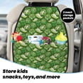 thumbnail image 4 of Bell Pepper green Print Mats Back Seat Protectors, Car Seat Protector Vehicle Organizers Waterproof Cover Back Seat Cover for Kids with 3 Storage Pockets 2 Pack, 4 of 5