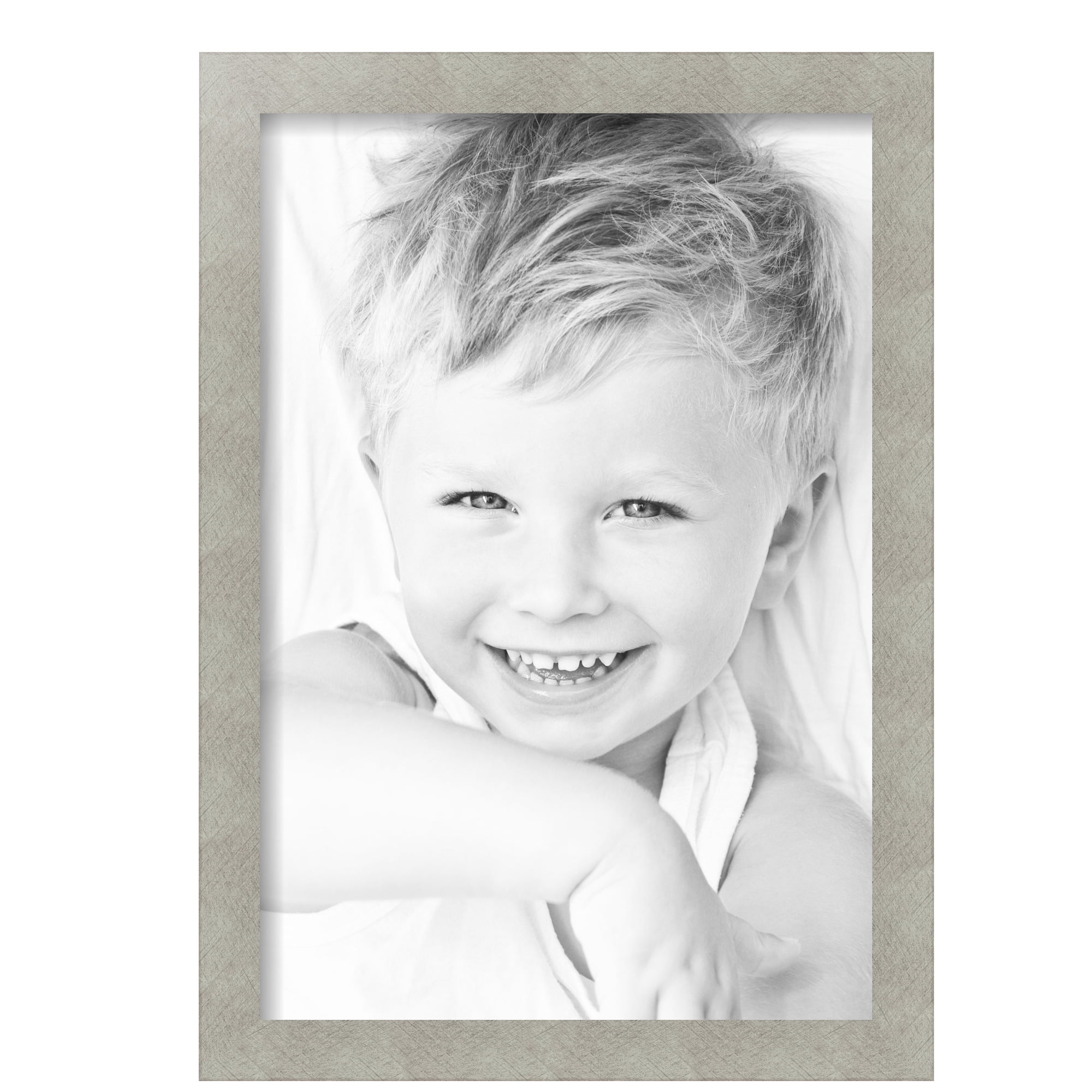 ArtToFrames 13" x 19" Classic Silver Picture Frame, 13x19 inch Gray MDF Poster Frame (WOM-4499), 4 Pack