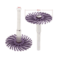 thumbnail image 2 of 32PCS Brosse Abrasive Roue Poils Disque Mixte Brosses de Meulage avec 8X Mandrins pour Outil, 2 of 6