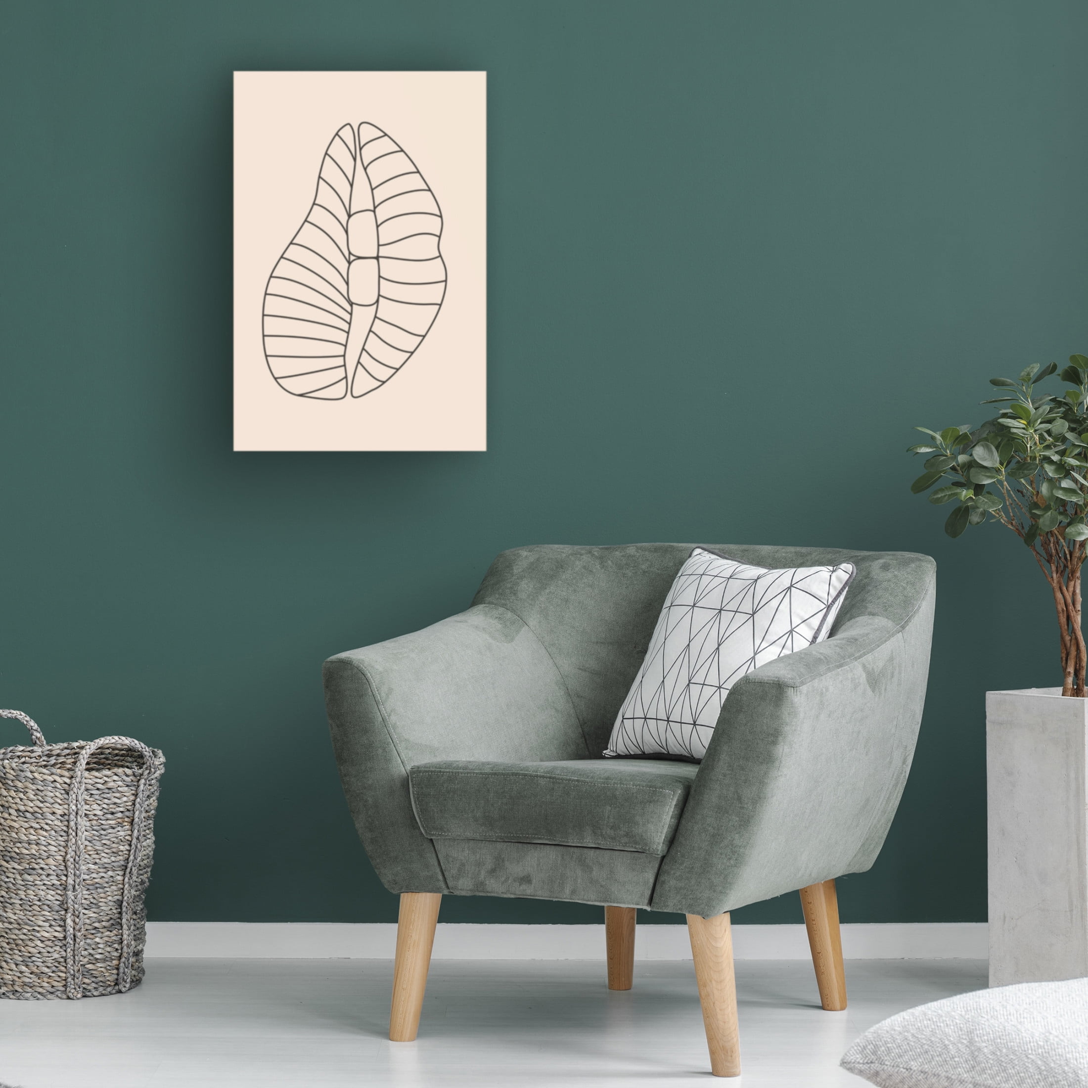Trademark Fine Art jay stanley  Boho Mouth Canvas Wall Art