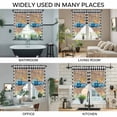 thumbnail image 3 of Black Plaid Easter Swag Valances for Windows, Kitchen Window Curtains Over Sink, Truck Spring Floral Bunny Animals Wooden Window Treatment Curtains for Living Room/Bedroom 2 Panel Sets 36"x45", 3 of 8