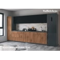 thumbnail image 4 of Kitchen Elegant Collection Natural Teak & Black Color Base Size 11Ft Wide, 4 of 6