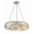 thumbnail image 3 of 536-SA Crystorama Lighting Broche - 6 Light Chandelier-5 Inches Tall and 24 Inches Wide-Antique Silver Finish, 3 of 8