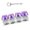 A, variant on LED Acrylic Keychain With Polishes Surfaces Press to Light Up Keychain Emblems Decor Great for Work Area Home Or Car Decor