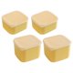 thumbnail image 3 of 4pcs recipientes de almacenamiento de queso con tapas de queso recipiente de queso, 3 of 6