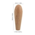 thumbnail image 2 of WEUVEB Vintage Style Tap Handle Beer Tap Handle Wood Keg Valve Operation Adults Bar Setup 1Pack, 2 of 8