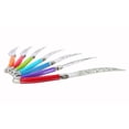 thumbnail image 3 of French Home 7 Piece Laguiole Pizza Knife Set, Rainbow Colors, 3 of 3