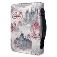 thumbnail image 3 of HELLHERO European Townscape Bible Cover with Zippered Pockets Multi Functional Church Bible Bag for Christian Prayer, PU Leather Bible Bags for Christian Prayer Study, 3 of 12