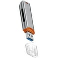 thumbnail image 3 of Miulika USB 3.0 Card Reader Alloy Professional Multifunctional Dual Card Slot Design Gray, 3 of 9