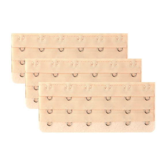Unique Bargains Women Bra Extenders Adjustable Eye Tape Band Extension