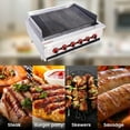thumbnail image 4 of Hakka Brothers 36" Radiant Gas Charbroiler Commercial Gas Grill 6 Burners, 120,000 BTU, ETL Certified, 4 of 6