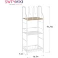 thumbnail image 6 of CozyNestF Free Standing Towel Rack - 3 Tier Towel Racks for Bathroom with M-Shaped Dividers, Durable Metal Towel Holder, Pool Towel Rack, Space-Saving Towel Storage Organizer, Modern Bath Towel Shelf, 6 of 18