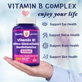 thumbnail image 2 of 3 Pack Vitamin B1 with Benfotiamine 500mg Per Serving, 120 Caps | Ultra-Bioavailable B Vitamins Supplement, 2 of 7