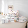 thumbnail image 5 of Manfei Cartoon Princess 7 Pieces Bedding Comforter Set,Ballet Girl Full Bedding Set Lightweight,Dance Theme Fitted Sheet Flat Sheet,Breathable Kawaii Room Decor,Reversible, 5 of 7