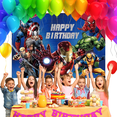 thumbnail image 3 of Telón de fondo decorativo para fiestas alusivo a Avengers, 3 of 5