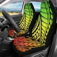 thumbnail image 3 of Yuyamidu Polynesia Auto Seat Covers Washable Bucket Front Seats Cover for Cars Full Set of 2, Universal Fit for Cars, SUV, Truck, Sedan, 3 of 6