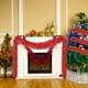 thumbnail image 5 of Xihbxyly Cintas Decorativas Navideñas de Rayas Rojas y Azules, de Plástico Duradero, Ideales para Decoración Navideña, Multiusos, Fáciles de Colgar, 5 M de Largo., 5 of 7