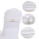 thumbnail image 3 of Laklulu Paquete de 10 bandas para sillas con lentejuelas decorativas, decoración de lentejuelas para bodas románticas, decoraciones para fundas de sillas para el hogar, 3 of 5