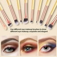 thumbnail image 3 of DUAIU Eyeshadow Brush Set 16Pcs Bamboo Eye Makeup Brushes, Eye Shadow Brush for Blending Concealer Eyebrow Eyelash Eyeliner Premium Synthetic Make Up Brushes with Bag, 3 of 6