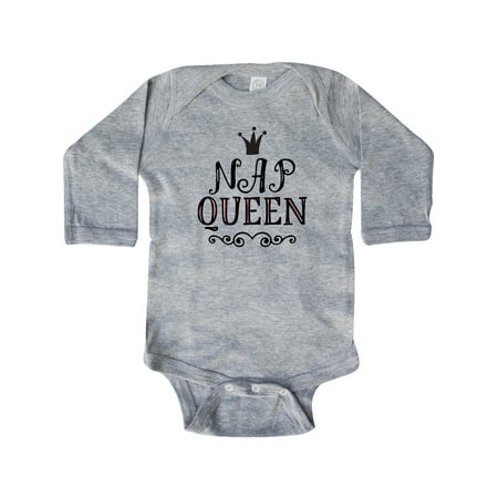 

Inktastic Nap Queen Baby Girl Outfit Gift Baby Girl Long Sleeve Bodysuit