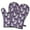 Purple French Bulldog, variant on Cute Oven Mitts,Purple French Bulldog Oven Mitt 2-Pack Set,Kitchen Gloves for Oven,Heat Resistant Oven Mitts 7.7"x12"
