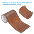 thumbnail image 3 of Wood Grain Repair Tape 4"X15', Self Adhesive Realistic Textured Repair Tape Patch, Dark Brown Oak, 3 of 5