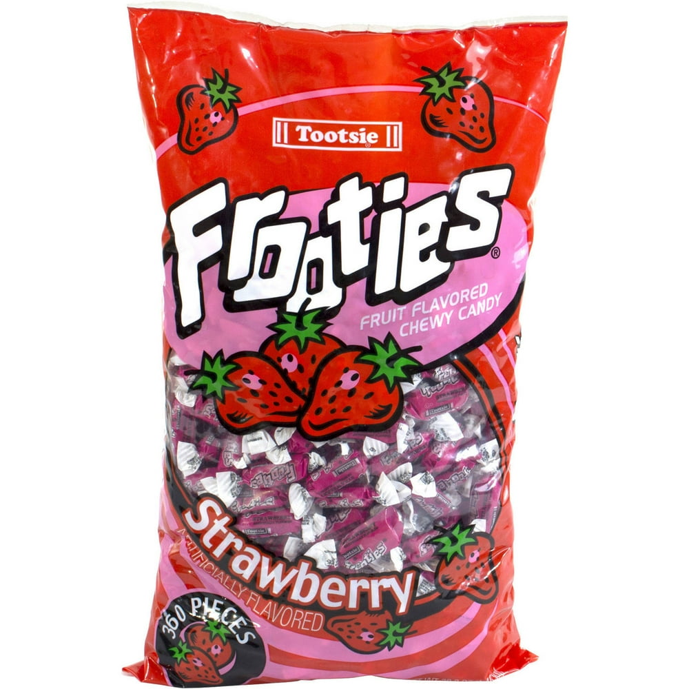 Tootsie Frooties, Strawberry Fruit Flavored Chewy Candy, 360 Ct