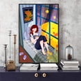 thumbnail image 3 of IDEA4WALL Framed Canvas Wall Art for Living Room, Bedroom Flow in The Dream Canvas Prints for Modern Home Decoration Ready to Hang, 3 of 4