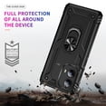 thumbnail image 4 of TJS for Motorola Moto Edge 5G 2024 Phone Case, Impact Resistant Metal Ring Magnetic Support Kickstand Drop Protector Cover for Moto Edge 5G 2024 (Black), 4 of 6