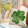 thumbnail image 2 of St Patricks Day Watercolor Pillow Covers 17.7x17.7 Decorations Indoor Home Decor- Shamrock/St Pattys/Saint Patricks Bedroom Decorative Pillowcase for Couch, Bed（No Fillers）, 2 of 6