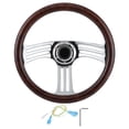 thumbnail image 2 of Steering Wheel Horn Button 3-Spoke Steering Wheel for Car Factory Industry Repair Shop, 2 of 8