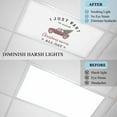 thumbnail image 3 of 4 Pack I Just Fluorescent Light Covers for Ceiling Lights Want to Watch Christmas Movies All Day Blanket Magnetic Ceiling Light Covers Overhead Light Filters for Office Classroom Home, 3 of 9